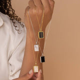 NEW SIMPLE SHELL OPEN AND CLOSE PENDANT NECKLACE_CWMM3822