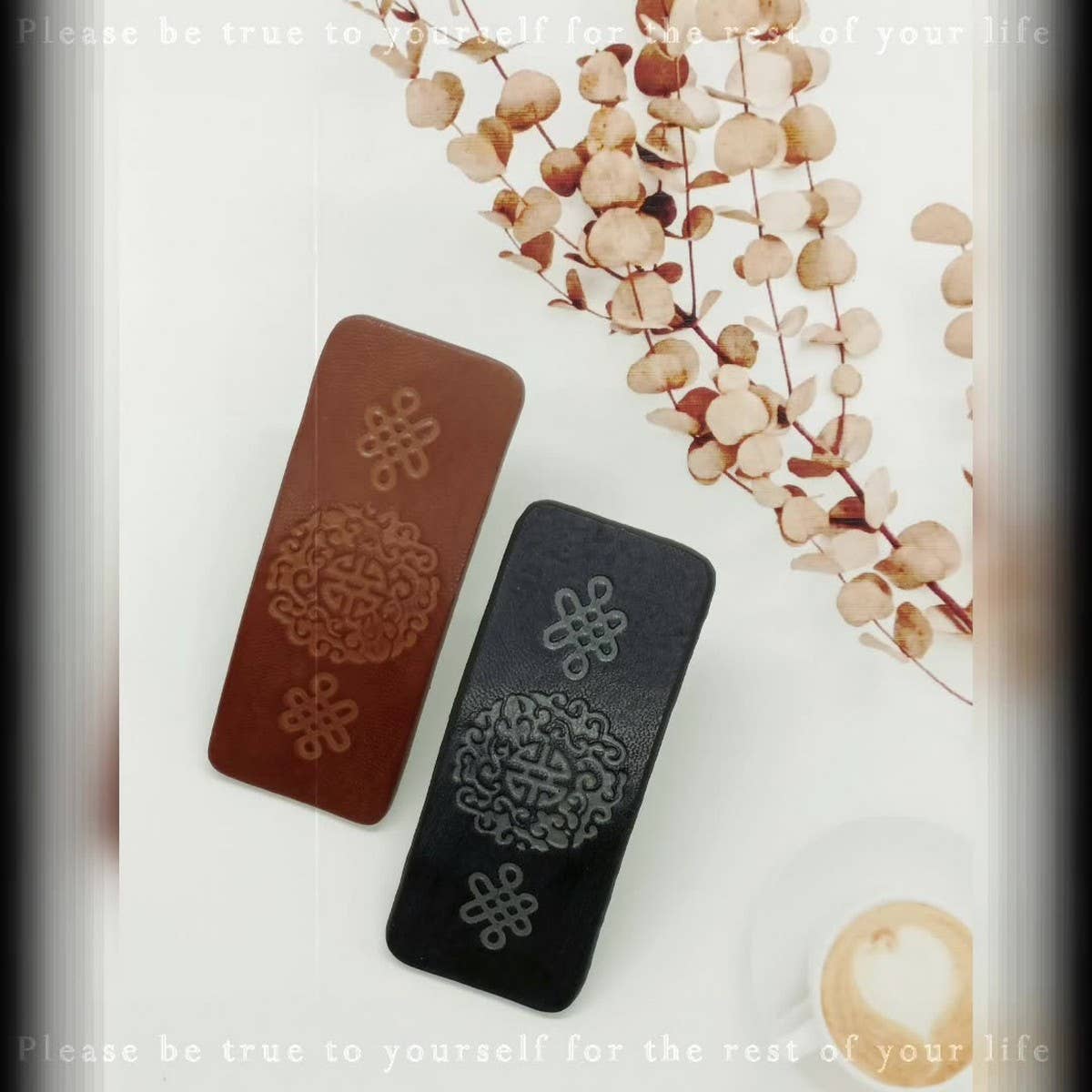 NEW CHINESE STYLE CARVED PAINTED VINTAGE CLIP_CWAHA6357