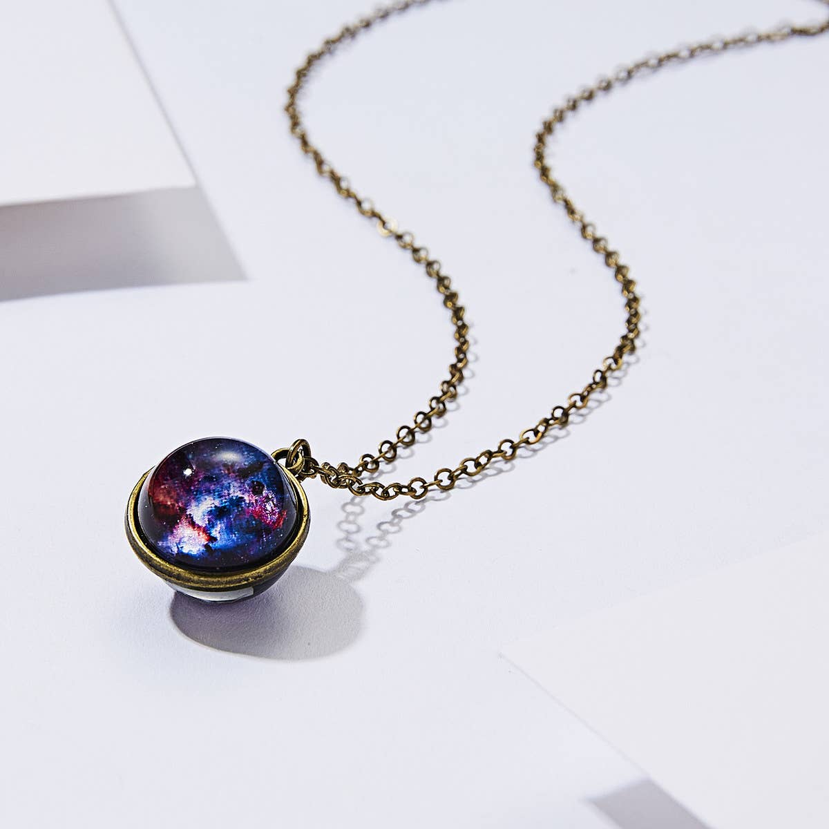 FASHION GALAXY UNIVERSE LUMINOUS NECKLACE_CWAJE2430