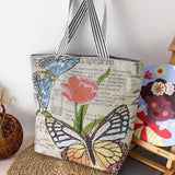LARGE CAPACITY ETHNIC STYL CANVAS SHOULDER TOTE BAG_CWAB1670