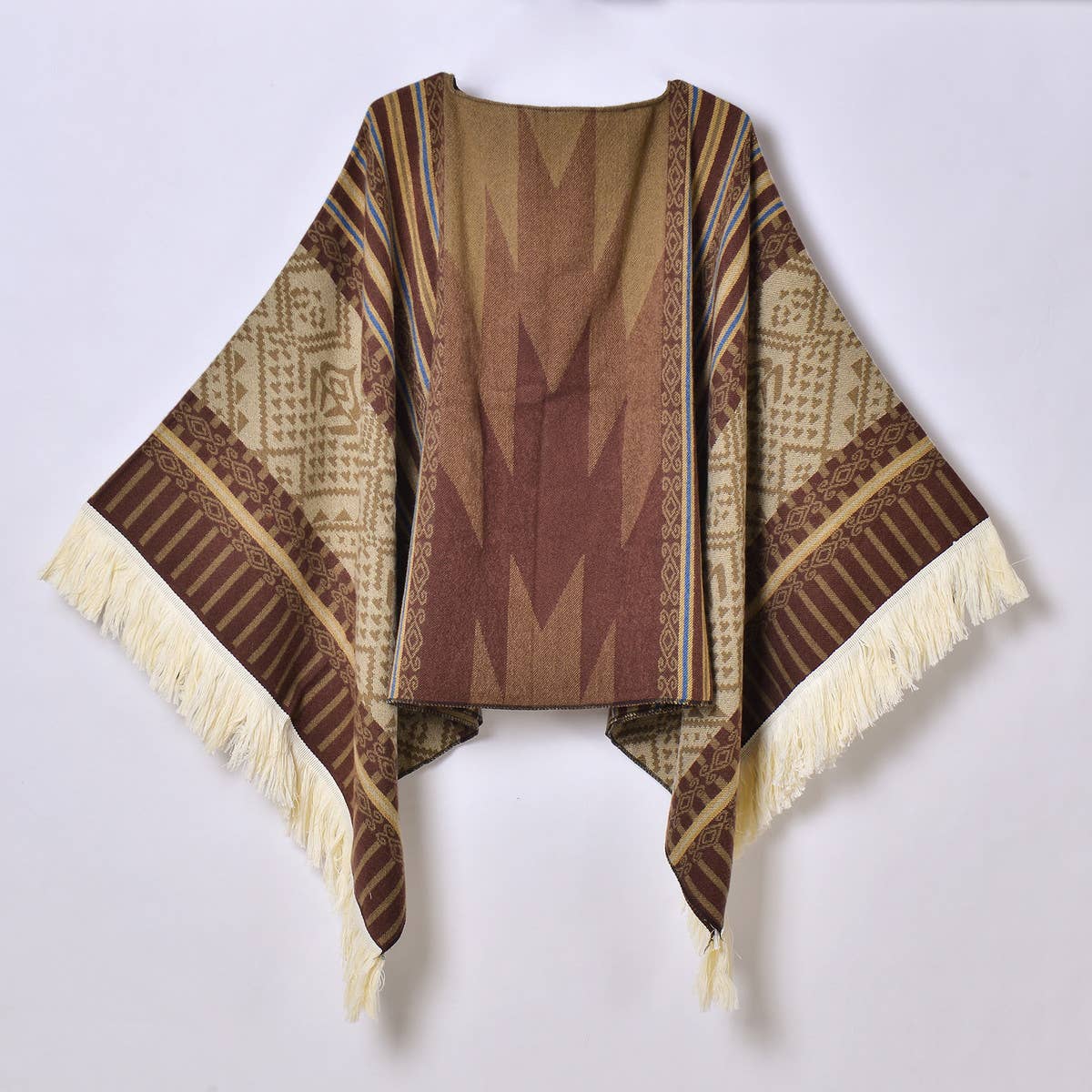 OUTDOOR WARM TASSEL JACQUARD SHAWL_CWASC0961