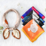 NEW FLORAL FLOWER SQUARE SCARF_CWASC1165