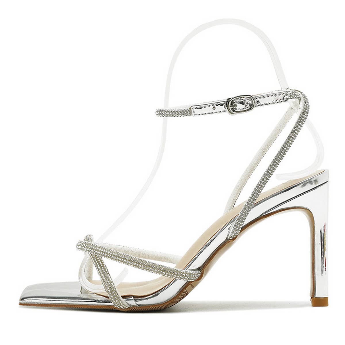 CRYSTAL TRANSPARENT HIGH HEELS SANDALS_CWSHH0017