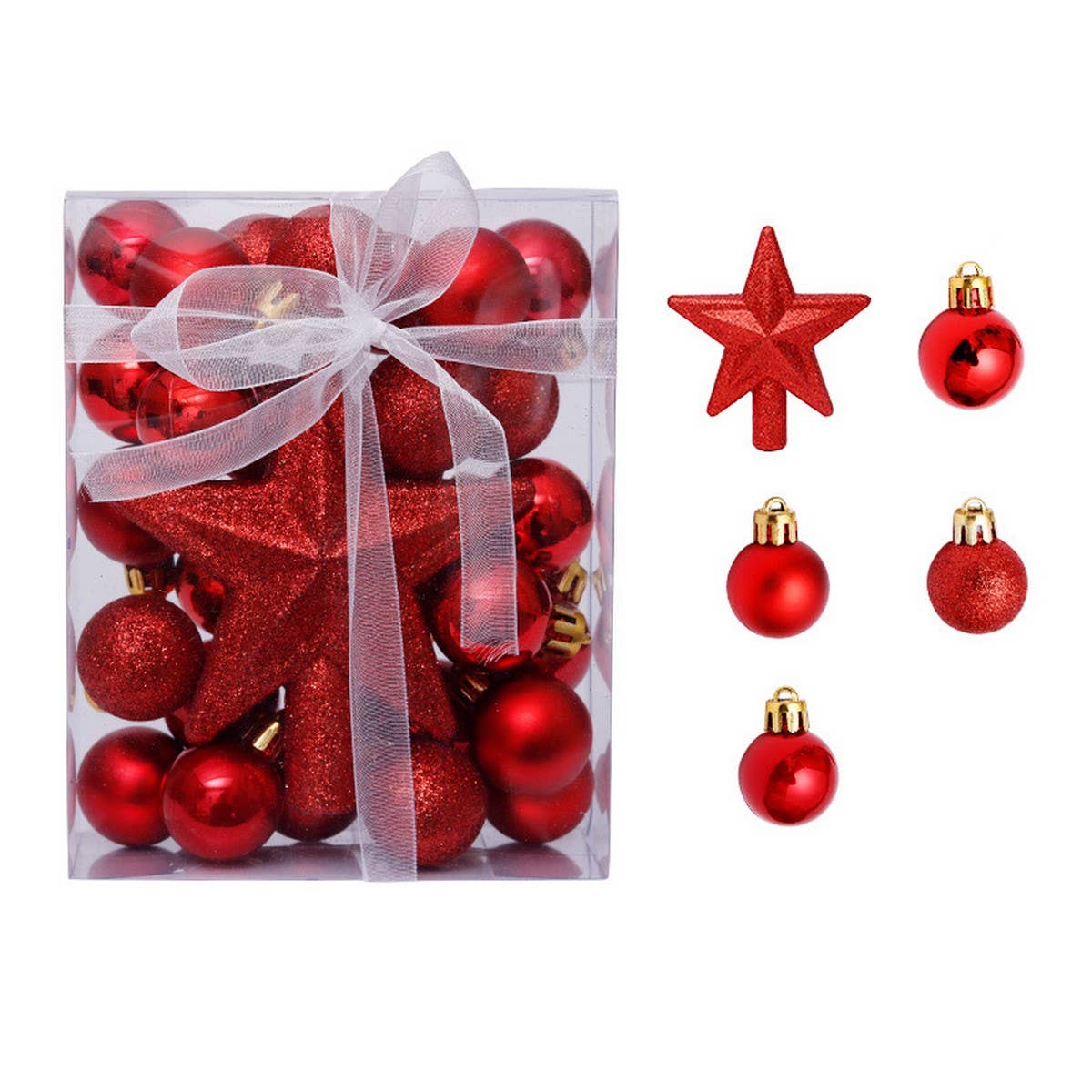 3CM PAINTED CHRISTMAS BALLS SET OF 30PCS_CWAJE5308