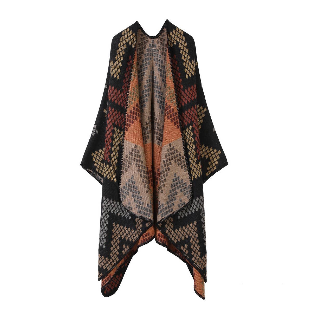 BOHO TRIBAL SHAWL FOR WOMEN TRAVEL WRAP_CWASC2247