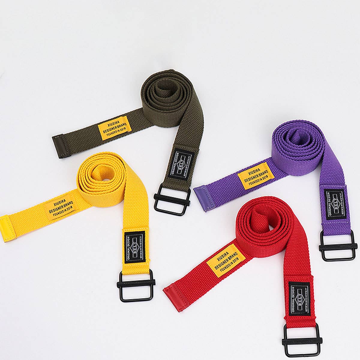 Trendy Thickened Woven Canvas Belt_Cwabe0684