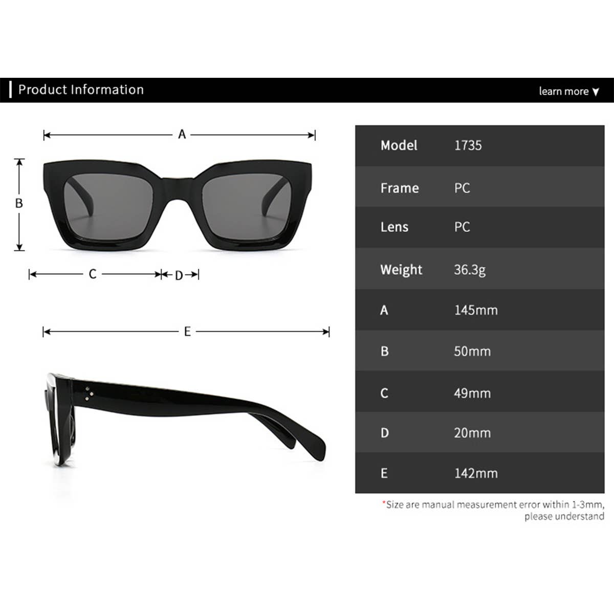 Trendy Street Style Square Sunglasses_Cwasg0436