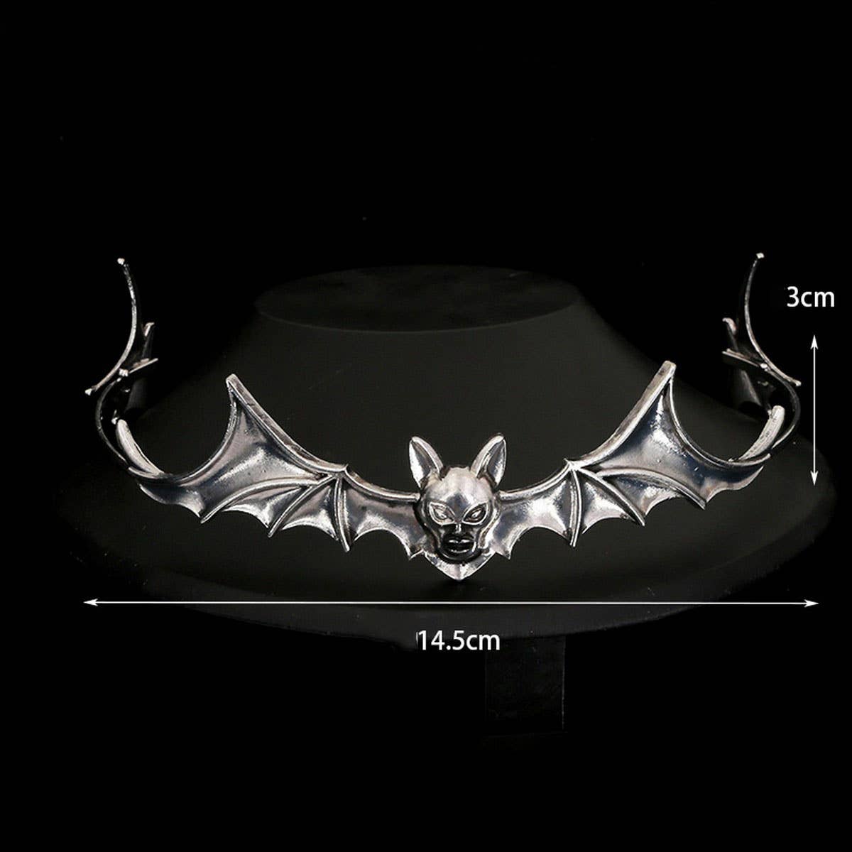 BAT VAMPIRE HORN HEADBAND HALLOWEEN CROWN TIARAS_CWMM2009