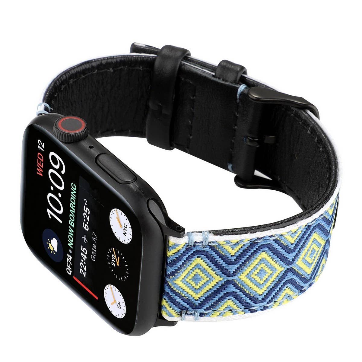 APPLE WATCH IWATCH9 ETHNIC STYLE LEATHER STRAP_CWWW0059