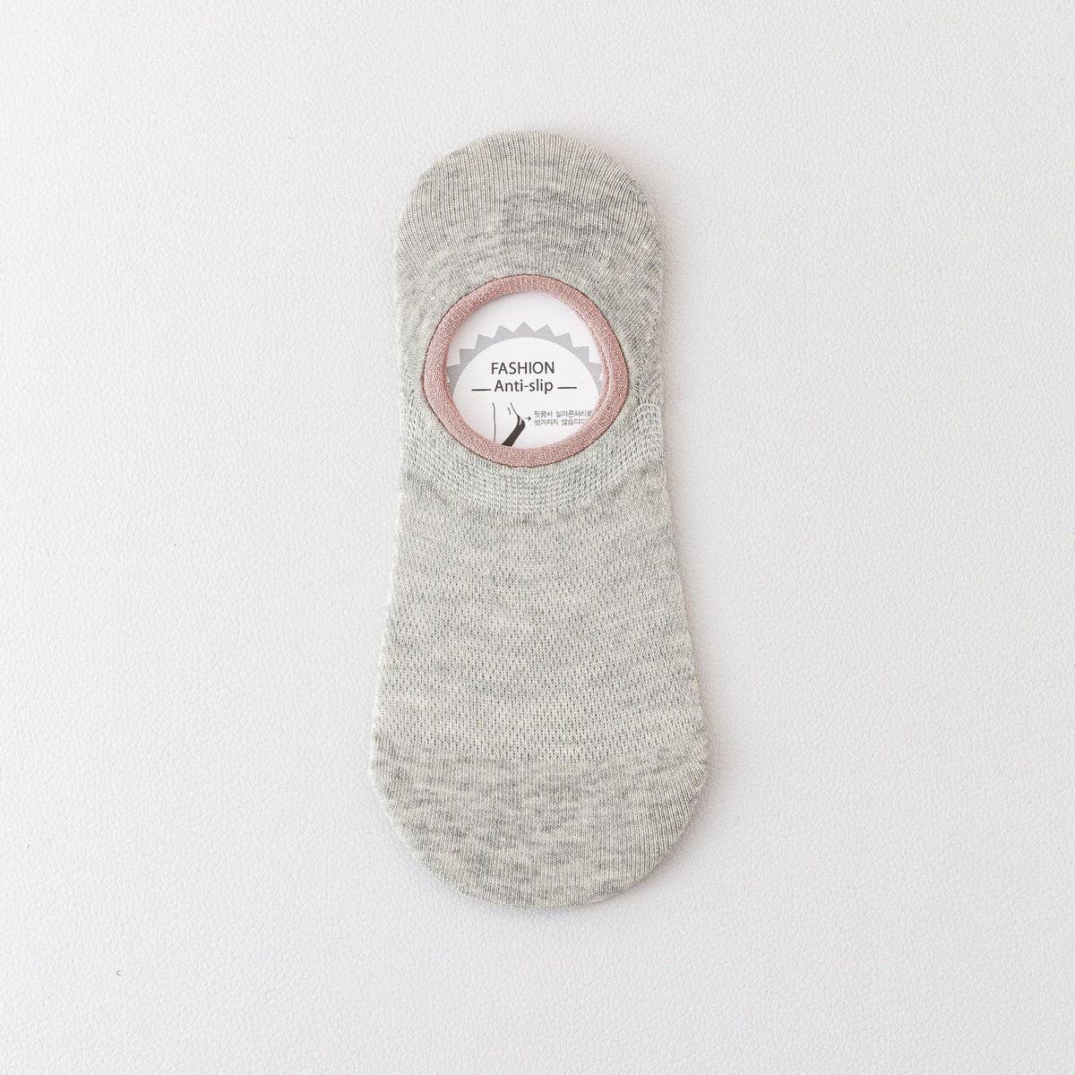 Versatile Solid Color Cotton Invisible Socks_Cwms2030