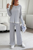 Temperament Casual Solid Color Long Sleeve Suit_Cwstb0371