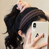 Fabric Shell Hair Claw Elegant Shark Clip_Cwaha07887