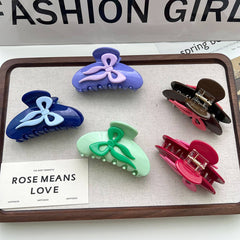 COLORFUL BOW ACETATE CLAW CLIP Y2K HAIR ACCESSORY_CWAHA5817