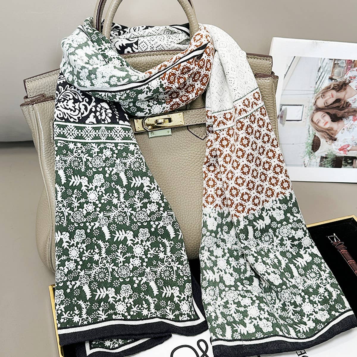 Vintage Multi-Functional Silk Scarf For Women_Cwasc0896