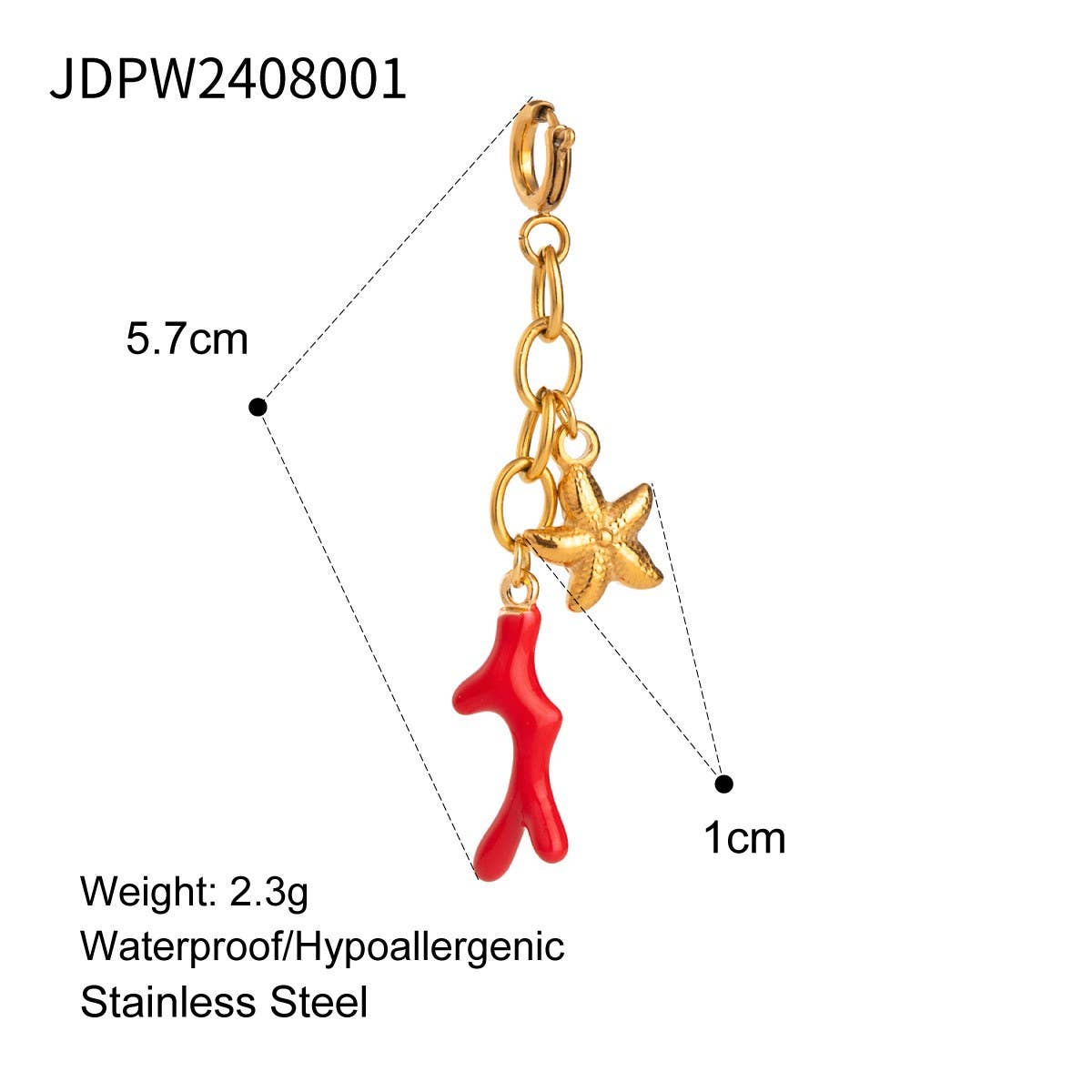 STAINLESS STEEL OIL DROP JEWELRY ACCESSORIESPENDANT_CWMM4686