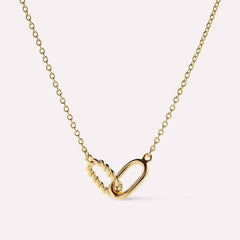 FASHIONABLE DESIGN DOUBLE CIRCLE NECKLACE_CWMM5657