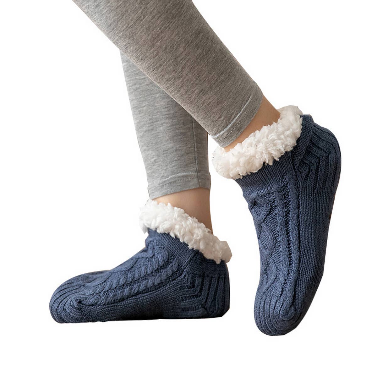 Warm Sleeping Carpet Socks Plush Indoor Slippers_Cwms0704