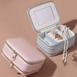 DOUBLE ZIPPER EXQUISITE JEWELRY STORAGE BOX_CWAJE1537