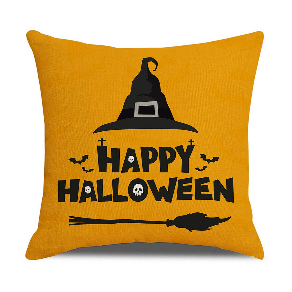 HALLOWEEN GHOST FACE PUMPKIN PILLOWCASE_CWMM1340