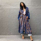 Tie-Dye Beach Cover-Up Cardigan Bikini Sunscreen_Cwmm6299