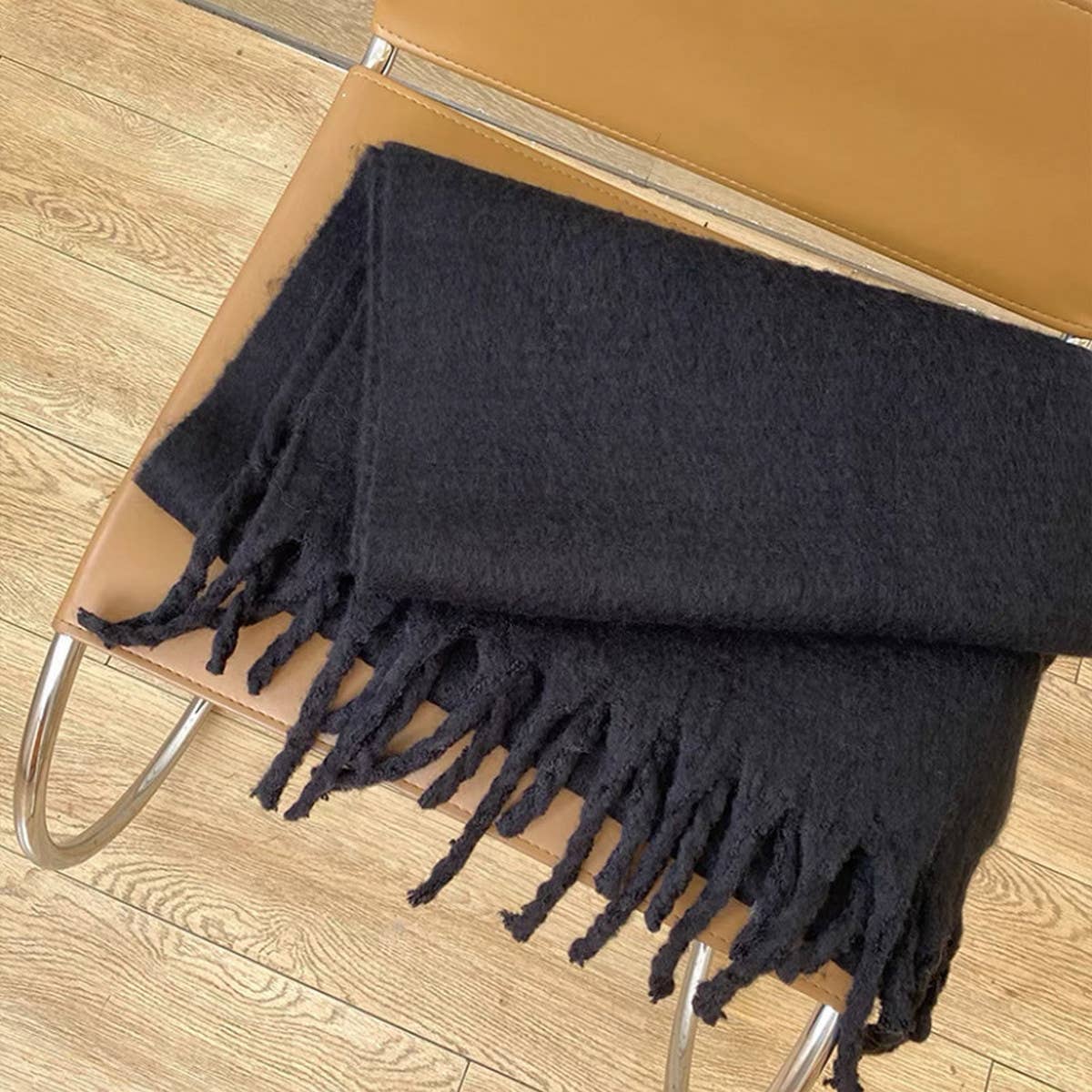 SOFT MOHAIR FEEL SCARF COZY WINTER WRAP_CWASC0323