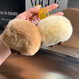 CUTE PLUSH BREAD CAR KEYCHAIN BAG ACCESSORIES_CWMM2593