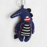 HAND EMBROIDERED CUTE CROCODILE PLUSH CHARM_CWMM6002