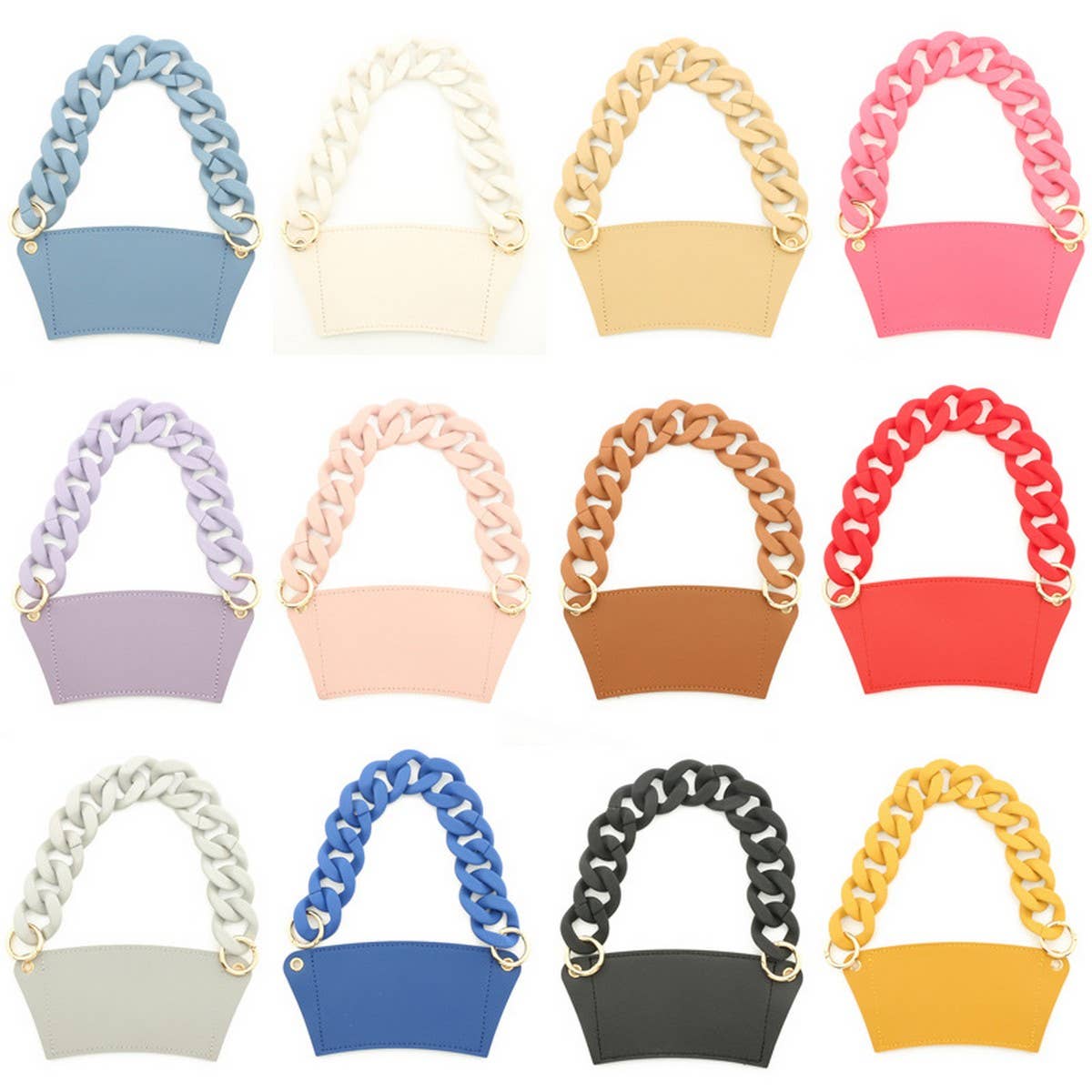 MACARON COLOR PHONE CASE CHAIN DIY BAG STRAP_CWAB5100