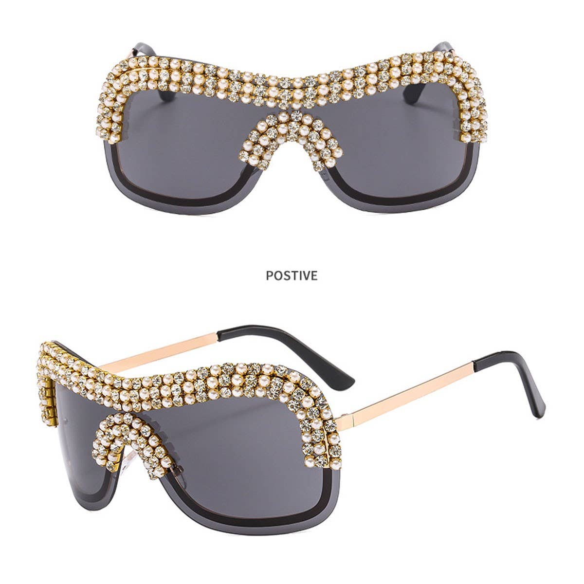 COOL ONE PIECE METAL RIM PUNK SUNGLASSES_CWASG0870