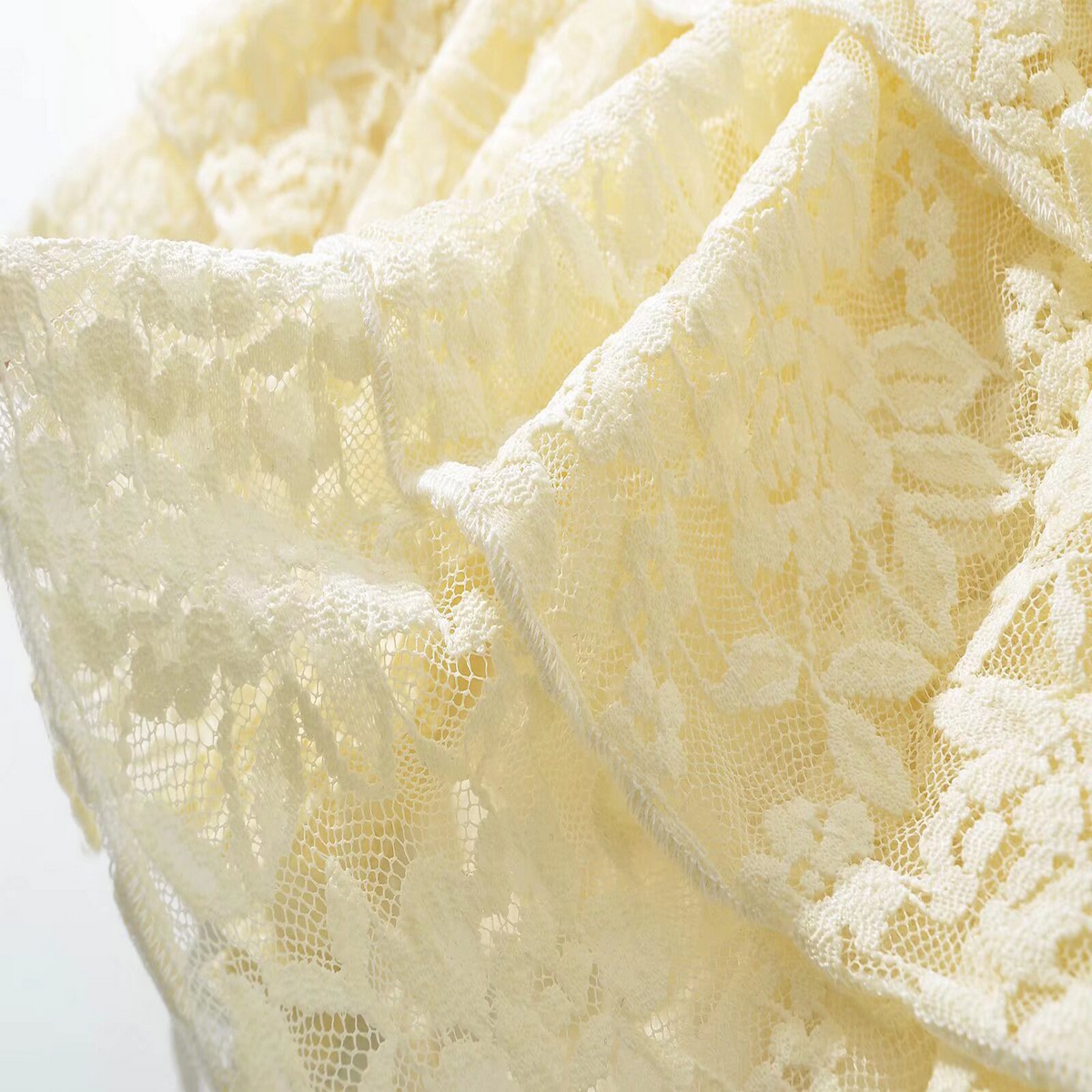 LACE TRIM SKORT FOR WOMEN FRENCH CASUAL STYLE_CWDSD8338