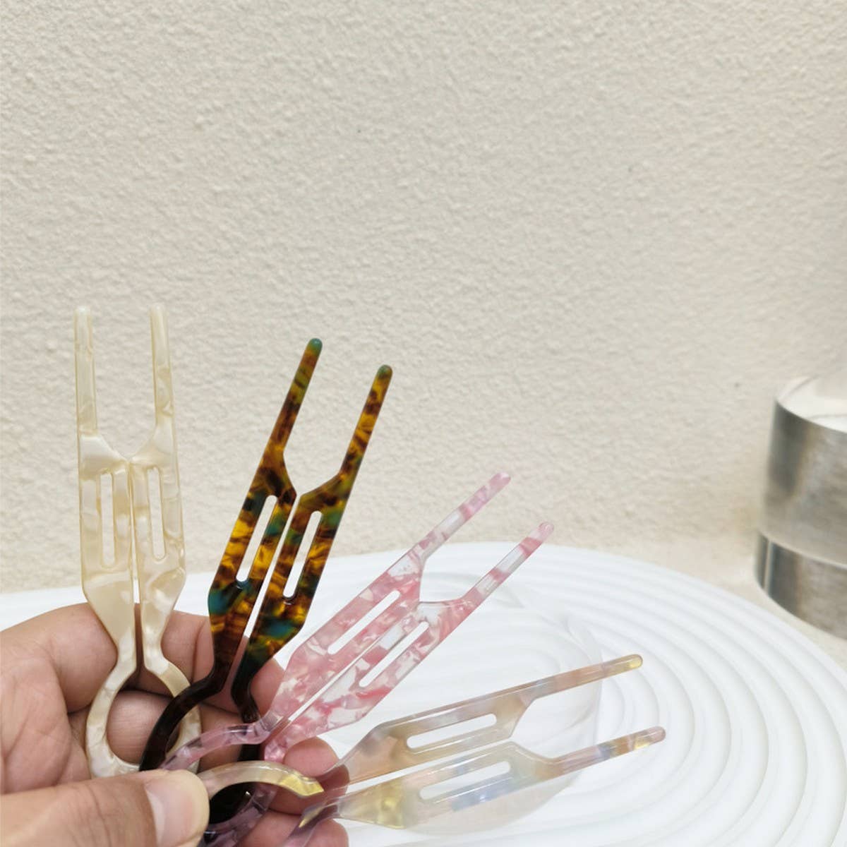 ACETATE U SHAPED WAVE HAIRPIN PLATE HAIRPIN COMB_CWAHA4210