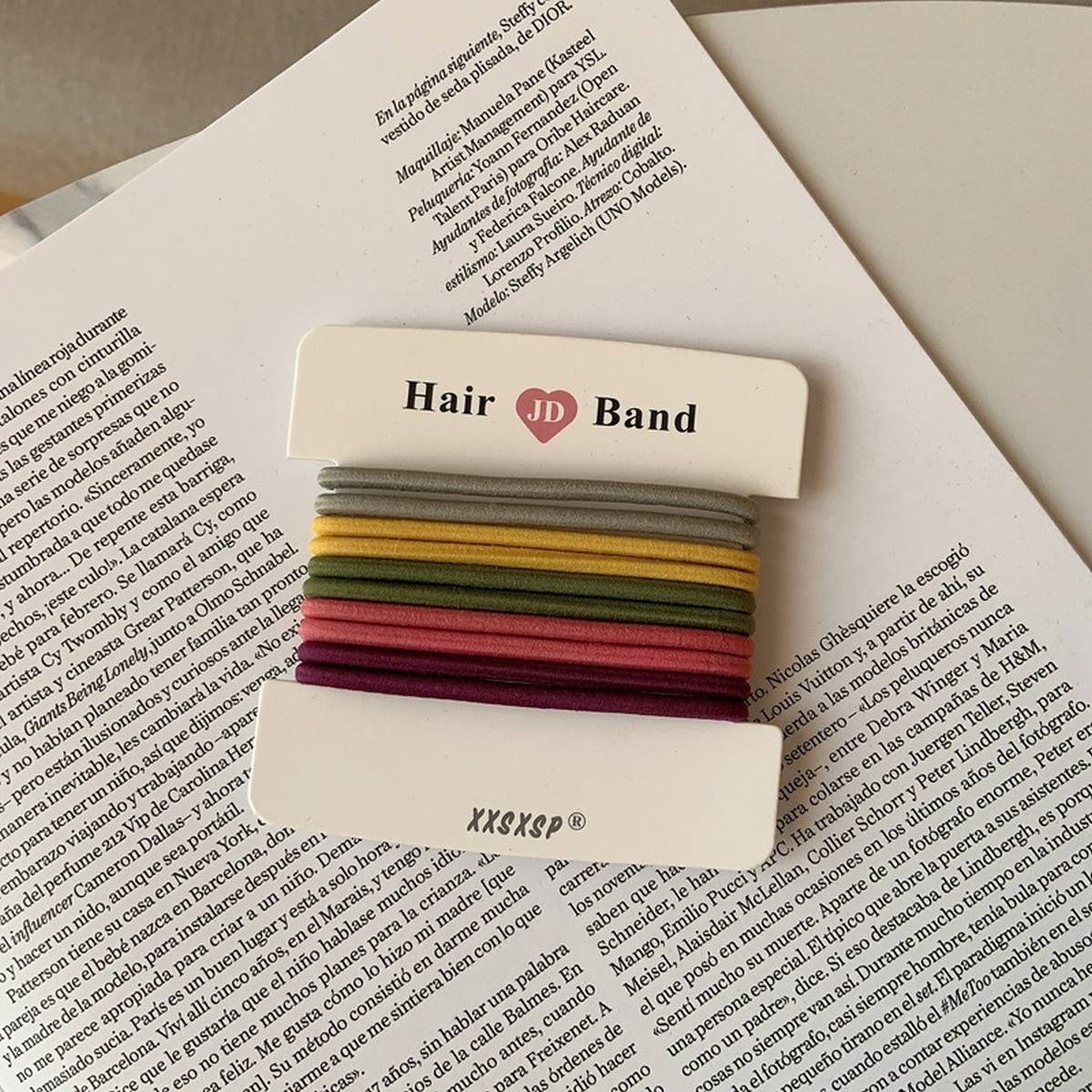 10 PACK OF SIMPLE AND VERSATILE HAIR SCRUNCHIES_CWAHA2732