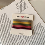 10 PACK OF SIMPLE AND VERSATILE HAIR SCRUNCHIES_CWAHA2732