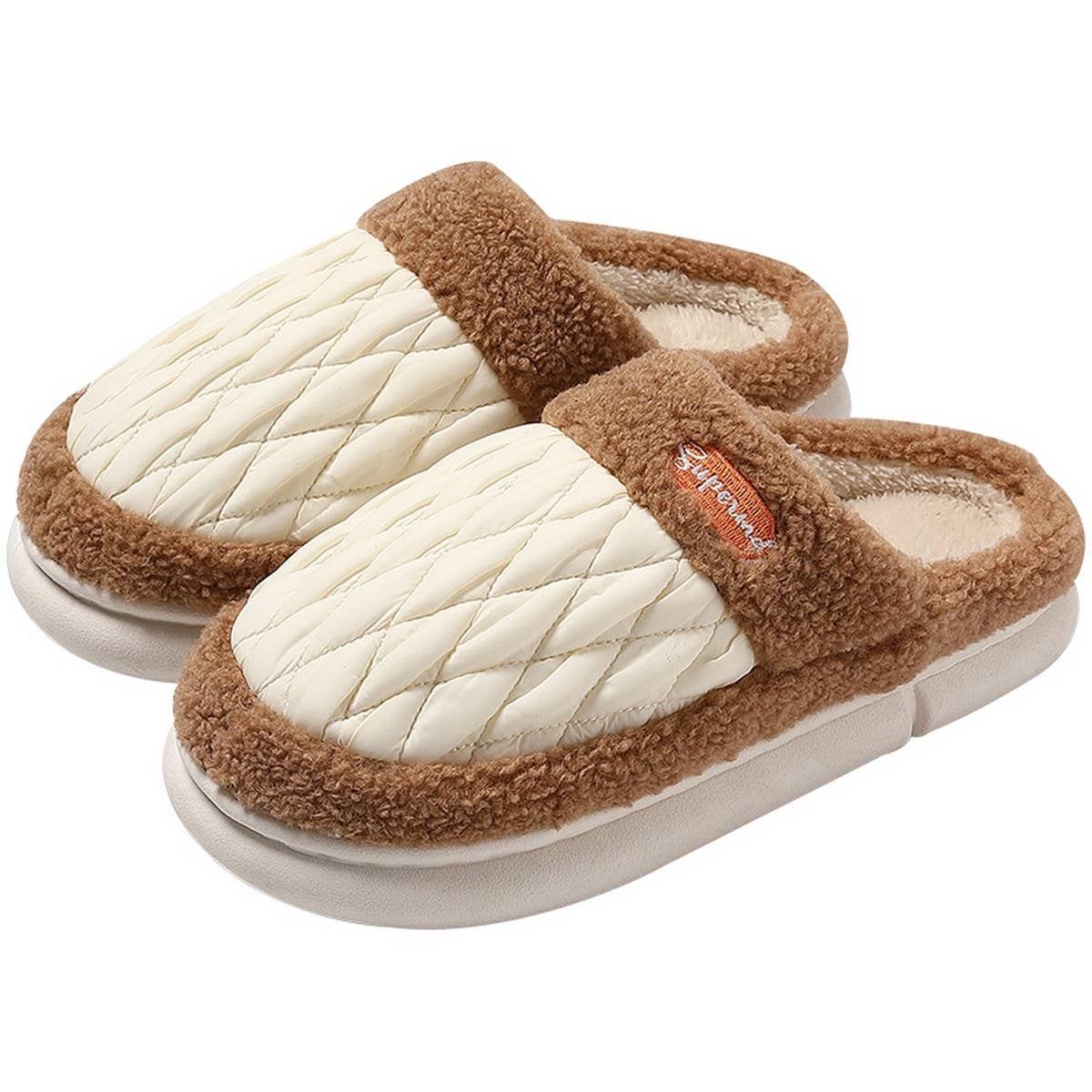 Winter Slippers Warm Cushioned Slides House Shoes_Cwshs0299