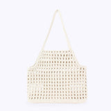 Ven Hollow - Out Cotton String Beach Tote Bag_Cwab4676