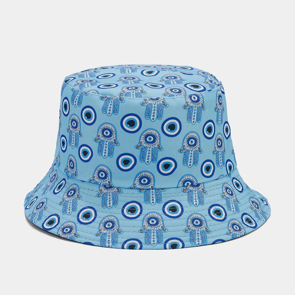 RETRO FULL PRINT DOUBLE SIDED BUCKET HAT_CWAH1650