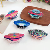 Ufo Alien Hair Claw Cartoon Space Acrylic Clip_Cwaha1495