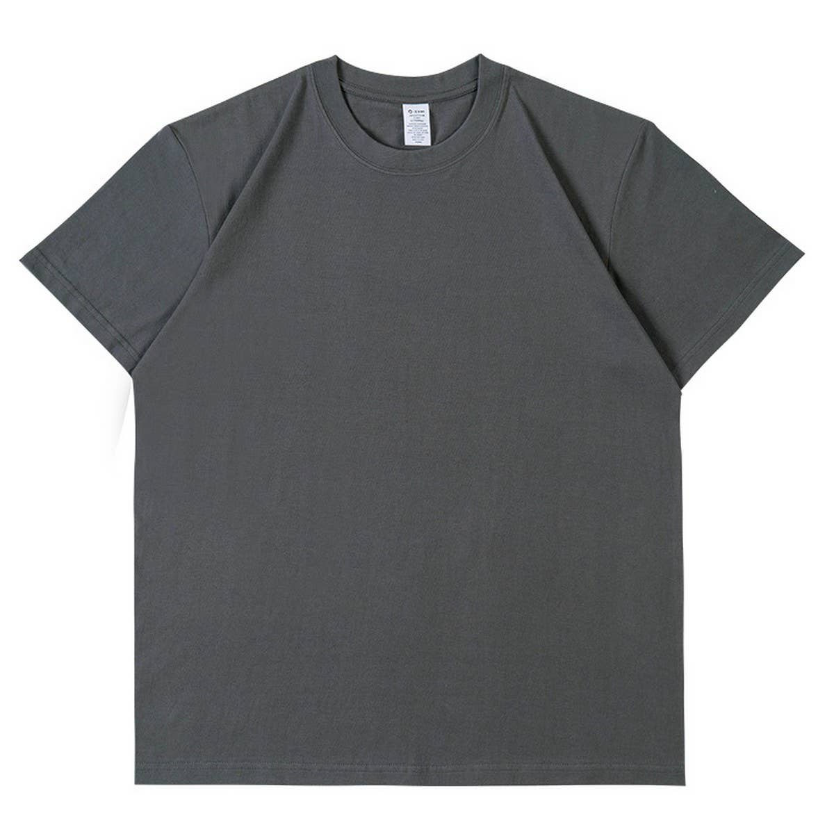 230G HEAVYWEIGHT COMBED COTTON T SHIRT BLANK OVERSIZED