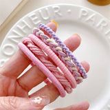 CANDY COLOR HAIR TIES 5 PIECE SET_CWAHA1133