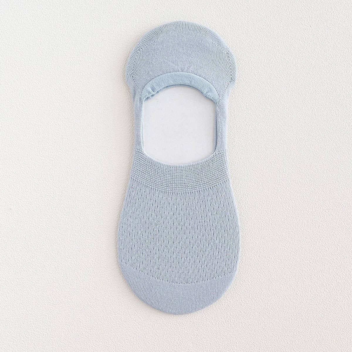 MESH SOLID NO SHOW SOCKS FOR BREATHABLE SUMMER_CWMS068
