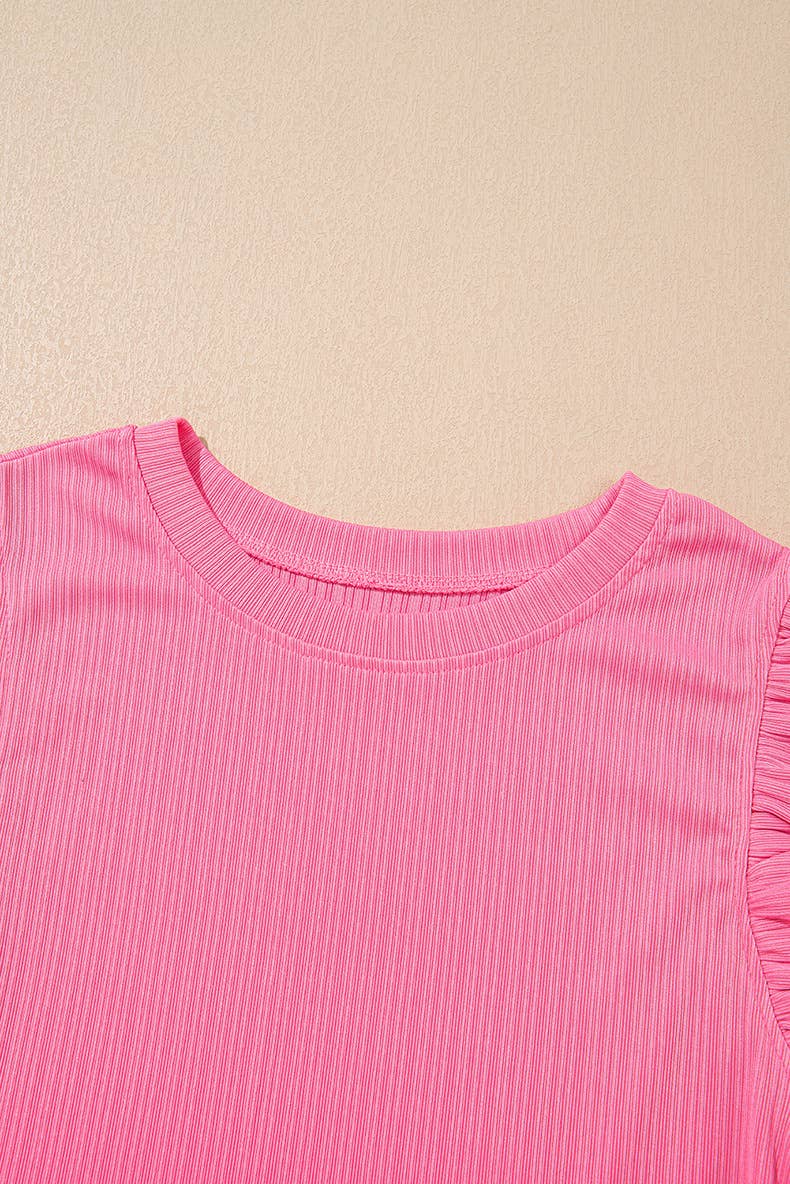 Stylish Ruffled Waistcoat Long Skirt Set