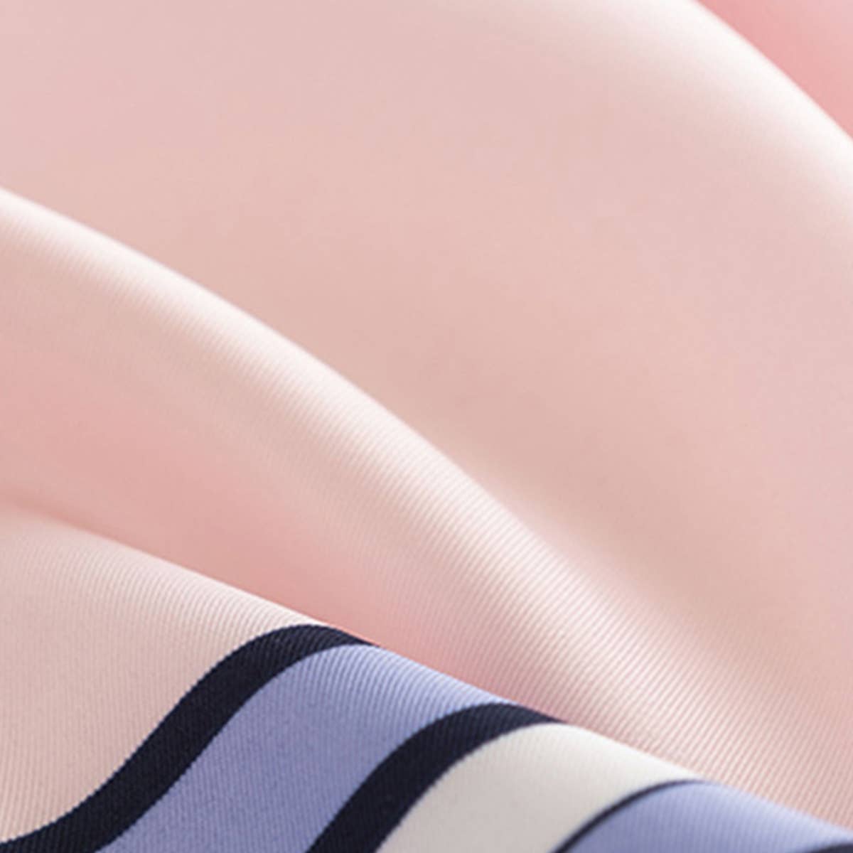 Vintage Circle Print Square Scarf