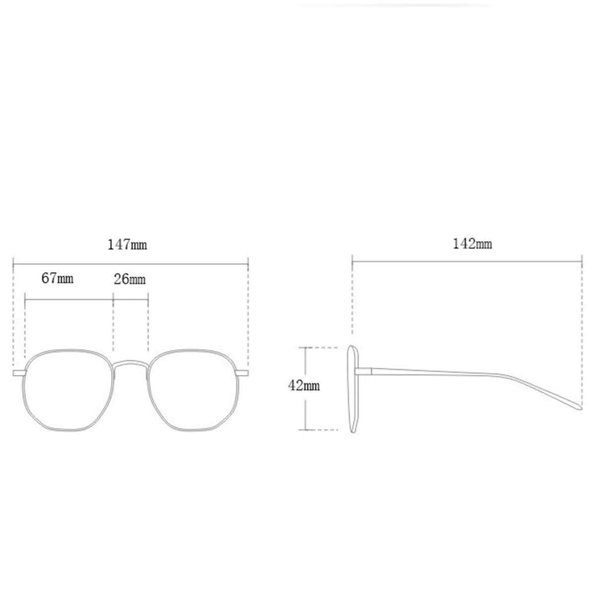 Vintage Oval Plaid Sunglasses_Cwasg0320