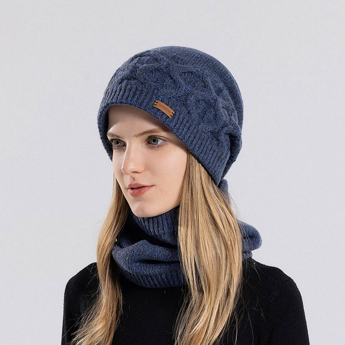 Winter Outdoor Cycling Hat And Scarf Two-Piece Set_Cwasc1120