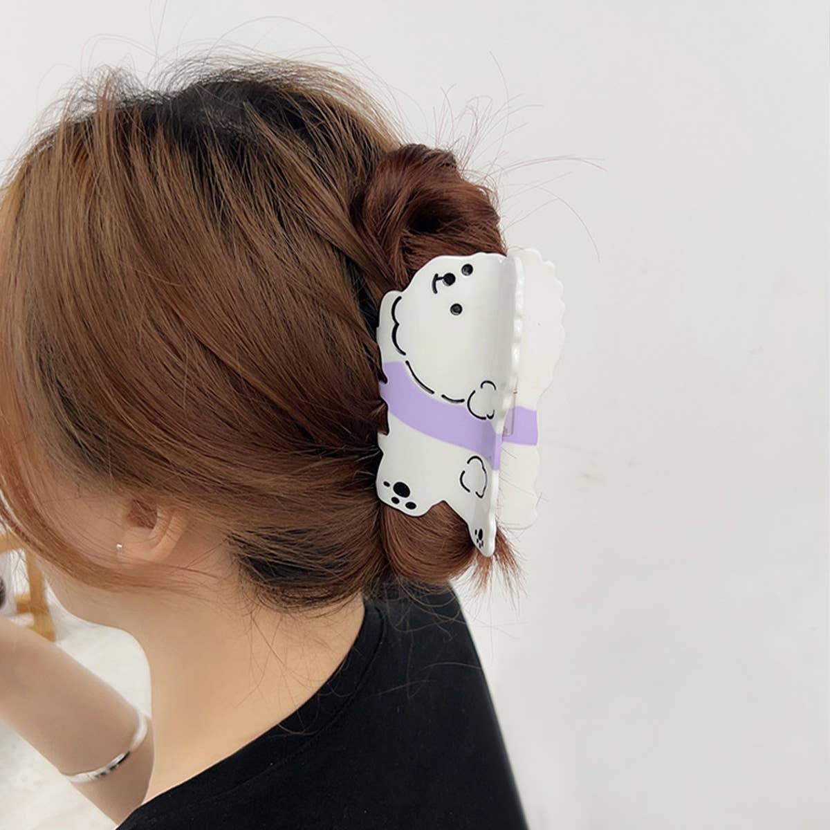CUTE BICHON FRISE DOG HAIR CLIP_CWAHA2071