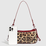 LEOPARD WOVEN UNDERARM SHOULDER BAG FOR WOMEN_CWAB5684