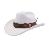 NEW WOOL FEDORA HAT WESTERN ETHNIC COWBOY STYLE_CWAH04500