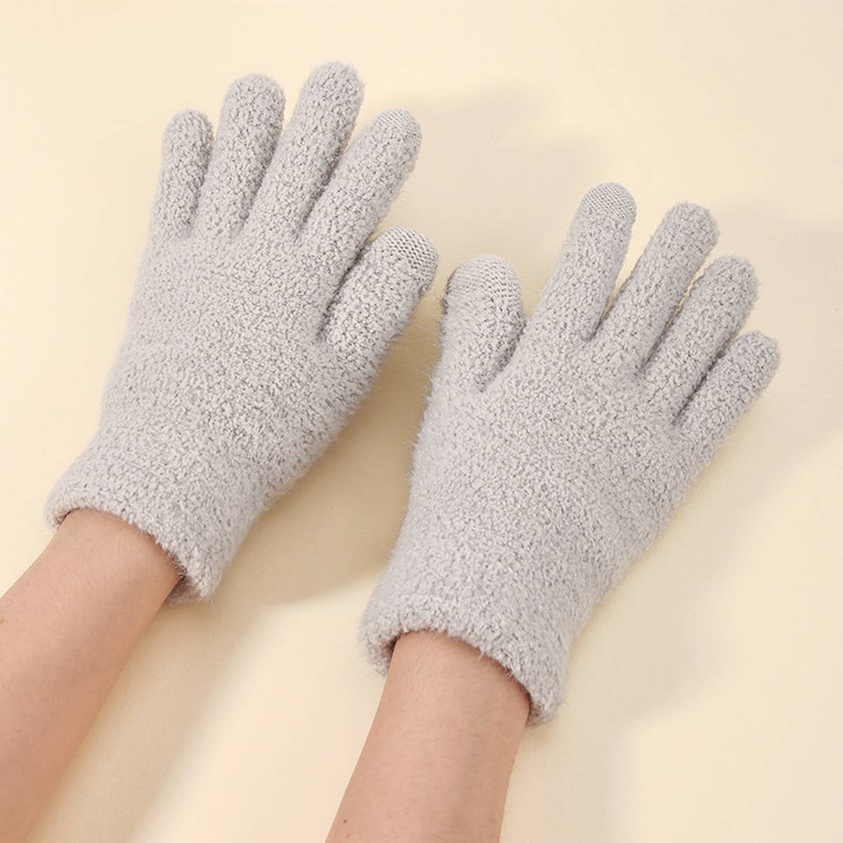 Outdoor Thick Double Layer Knitted Gloves_Cwag0129