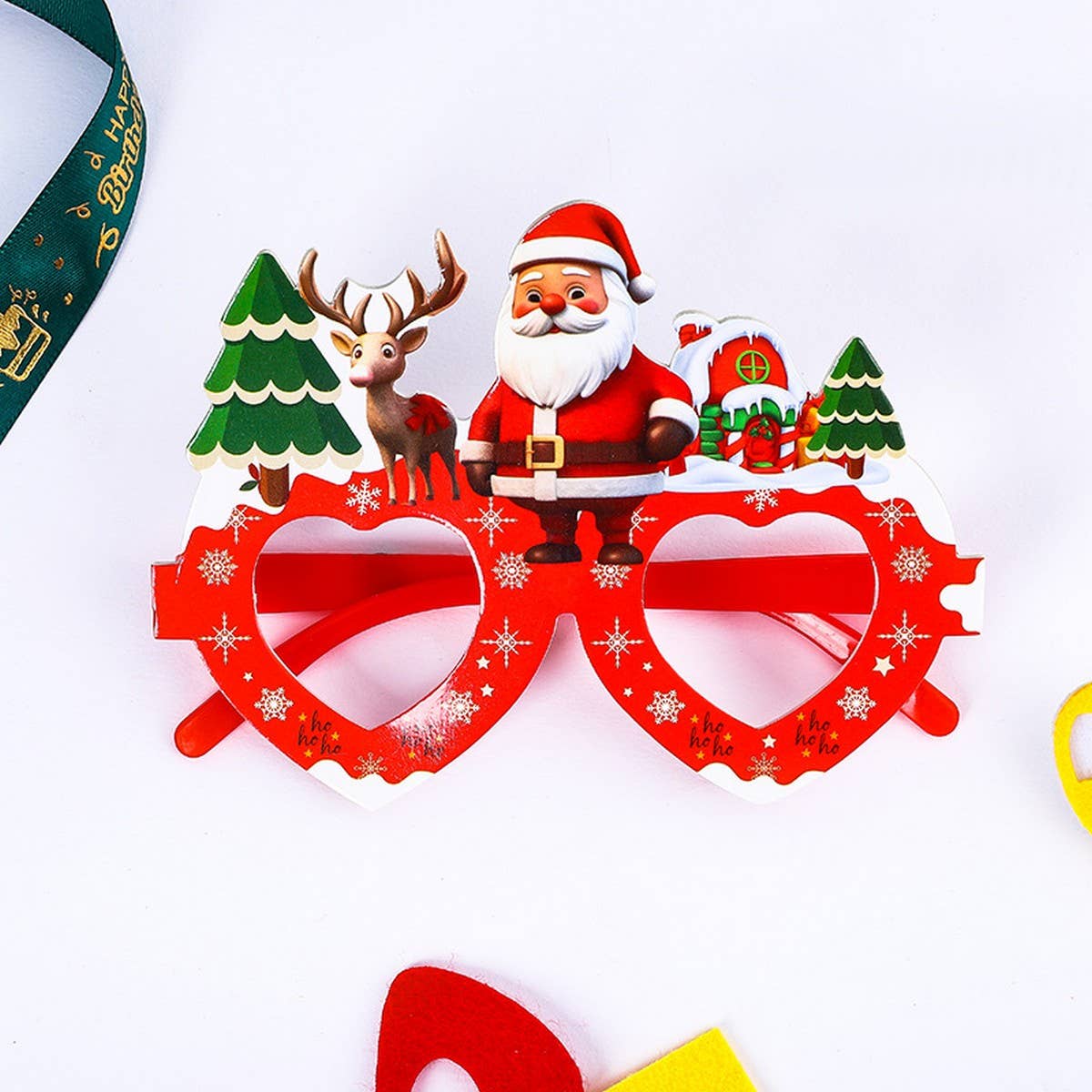 CREATIVE CHRISTMAS GIFT DECORATION GLASSES FRAME_CWASG0538
