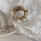 GOLD VERSION PEARLET SCRUNCHIE HAIR TIE_CWAHA0626